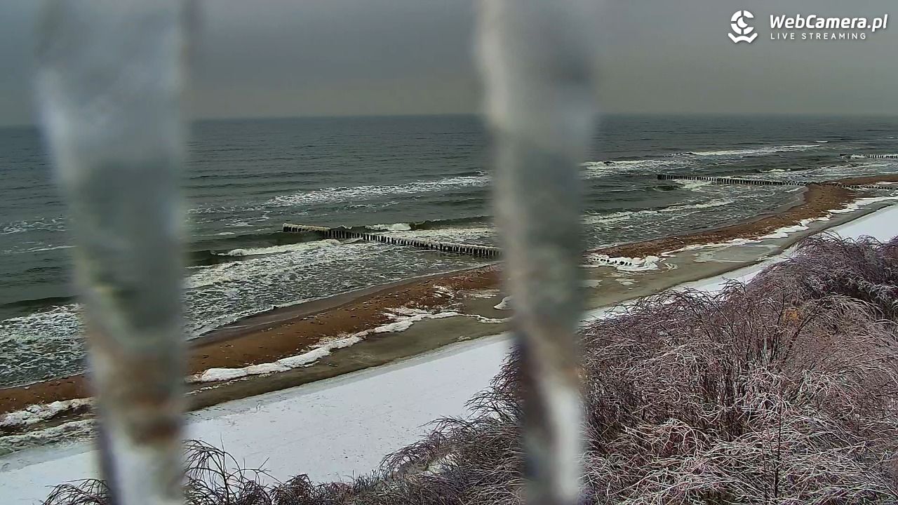 DZIWNÓW  - widok na plażę - 27 styczeń 2026, 14:16