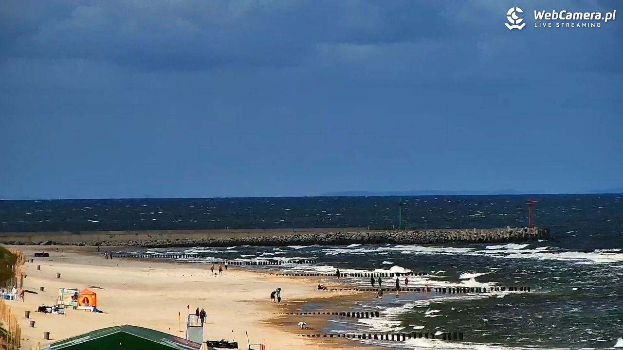 DZIWNÓW  - widok na plażę - 07 sierpień 2026, 10:20