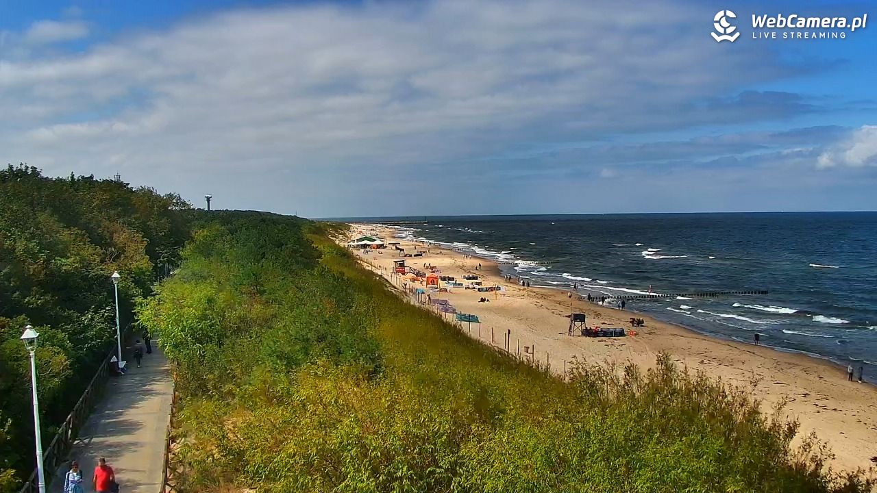 DZIWNÓW  - widok na plażę - 24 lipiec 2026, 11:48