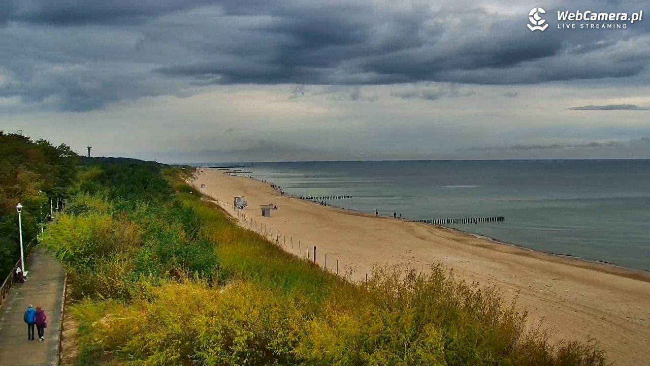 DZIWNÓW  - widok na plażę - 14 wresień 2025, 11:10
