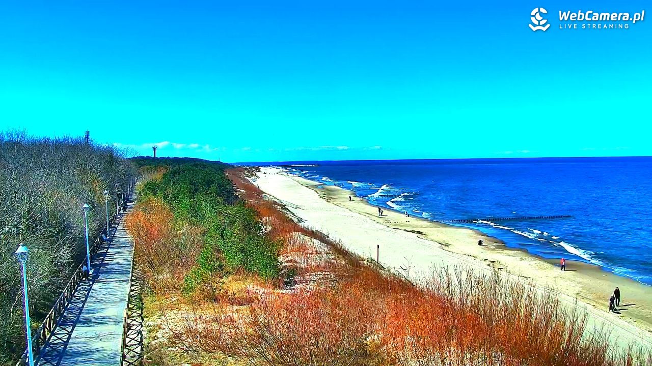 DZIWNÓW  - widok na plażę - 08 kwiecień 2026, 12:17