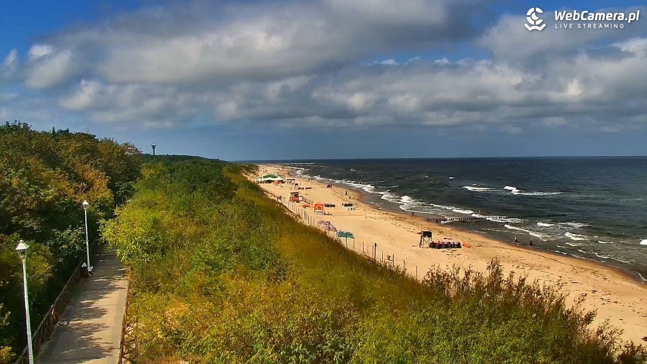 DZIWNÓW  - widok na plażę - 24 lipiec 2026, 11:17