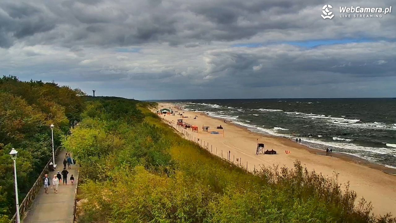 DZIWNÓW  - widok na plażę - 07 sierpień 2026, 13:10