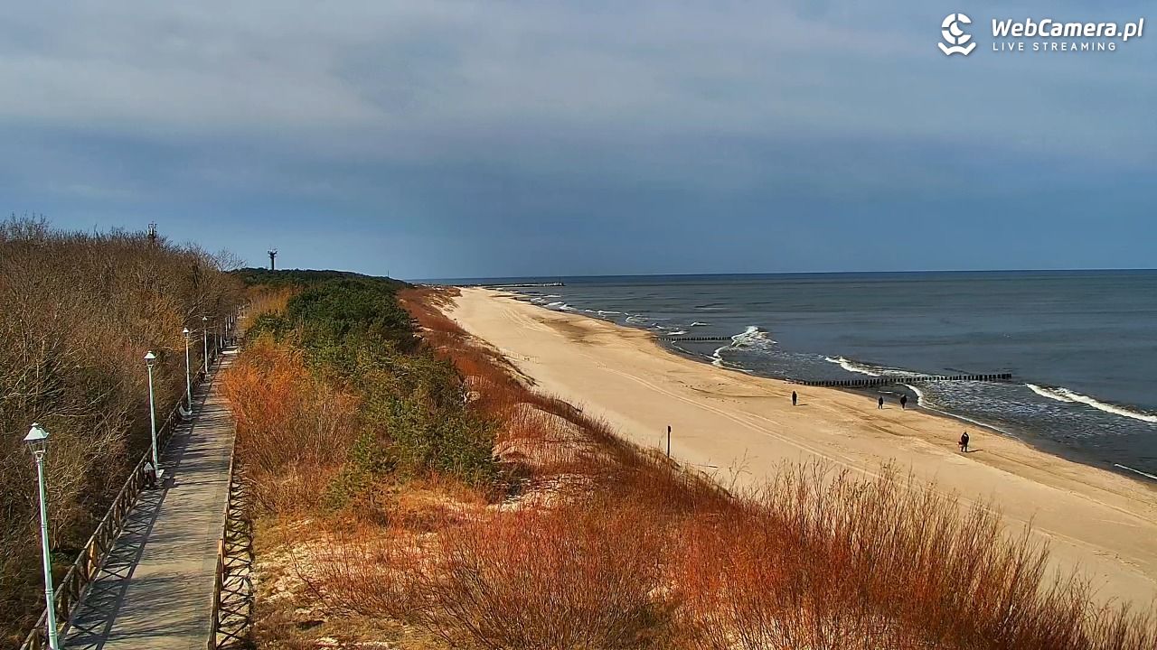 DZIWNÓW  - widok na plażę - 10 kwiecień 2026, 11:20
