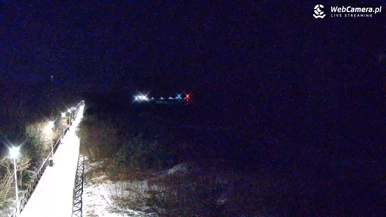 DZIWNÓW  - widok na plażę - 15 luty 2026, 19:57
