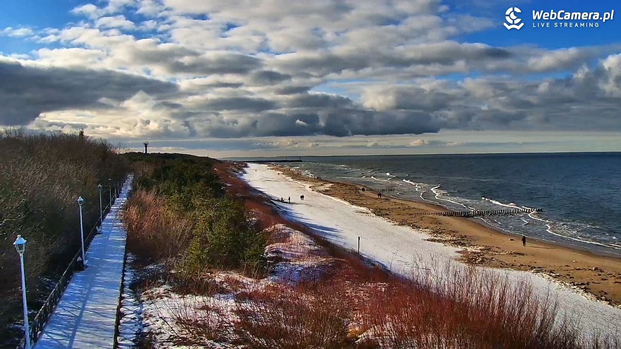 DZIWNÓW  - widok na plażę - 15 luty 2026, 13:49