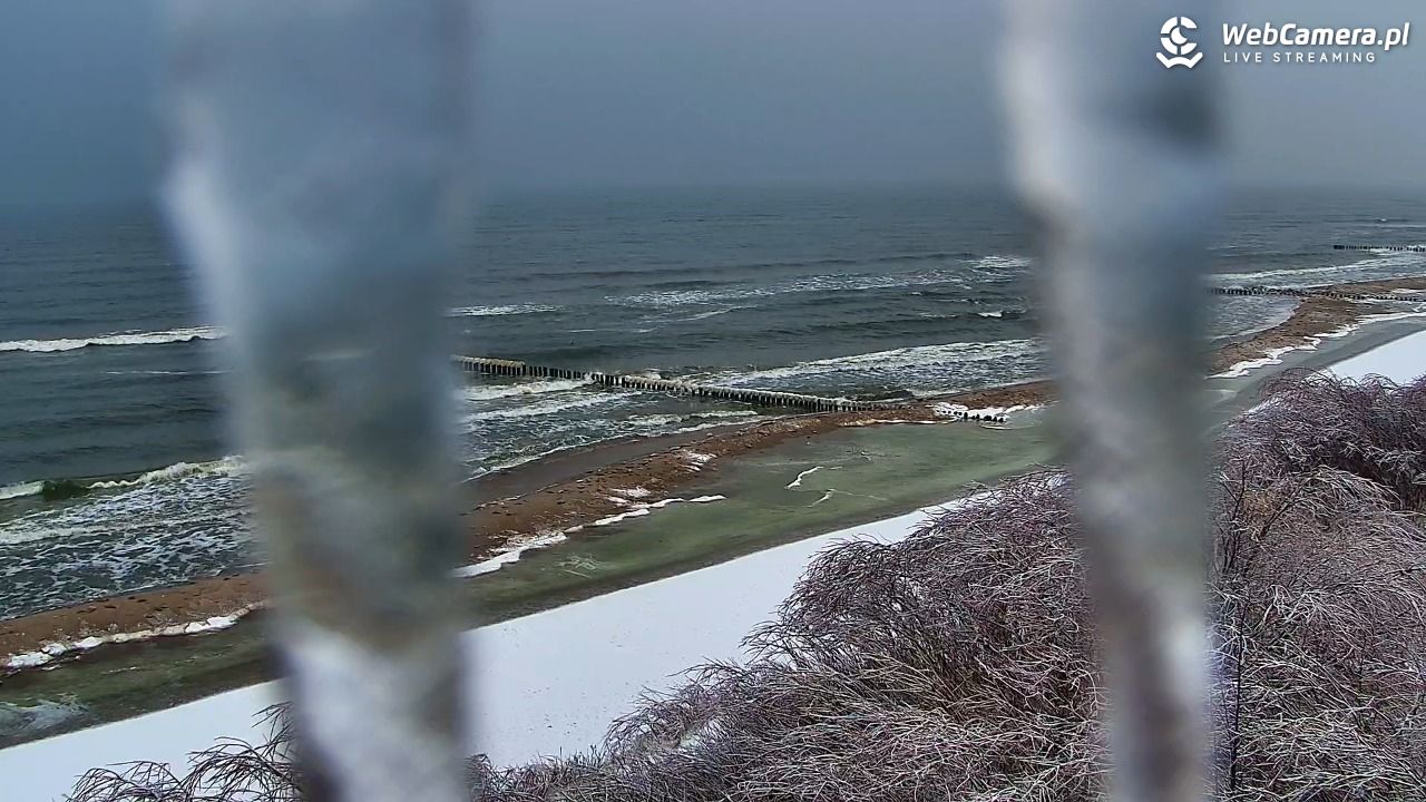 DZIWNÓW  - widok na plażę - 27 styczeń 2026, 09:32