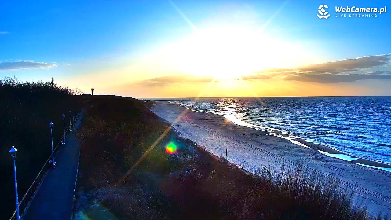 DZIWNÓW  - widok na plażę - 26 marzec 2026, 17:52