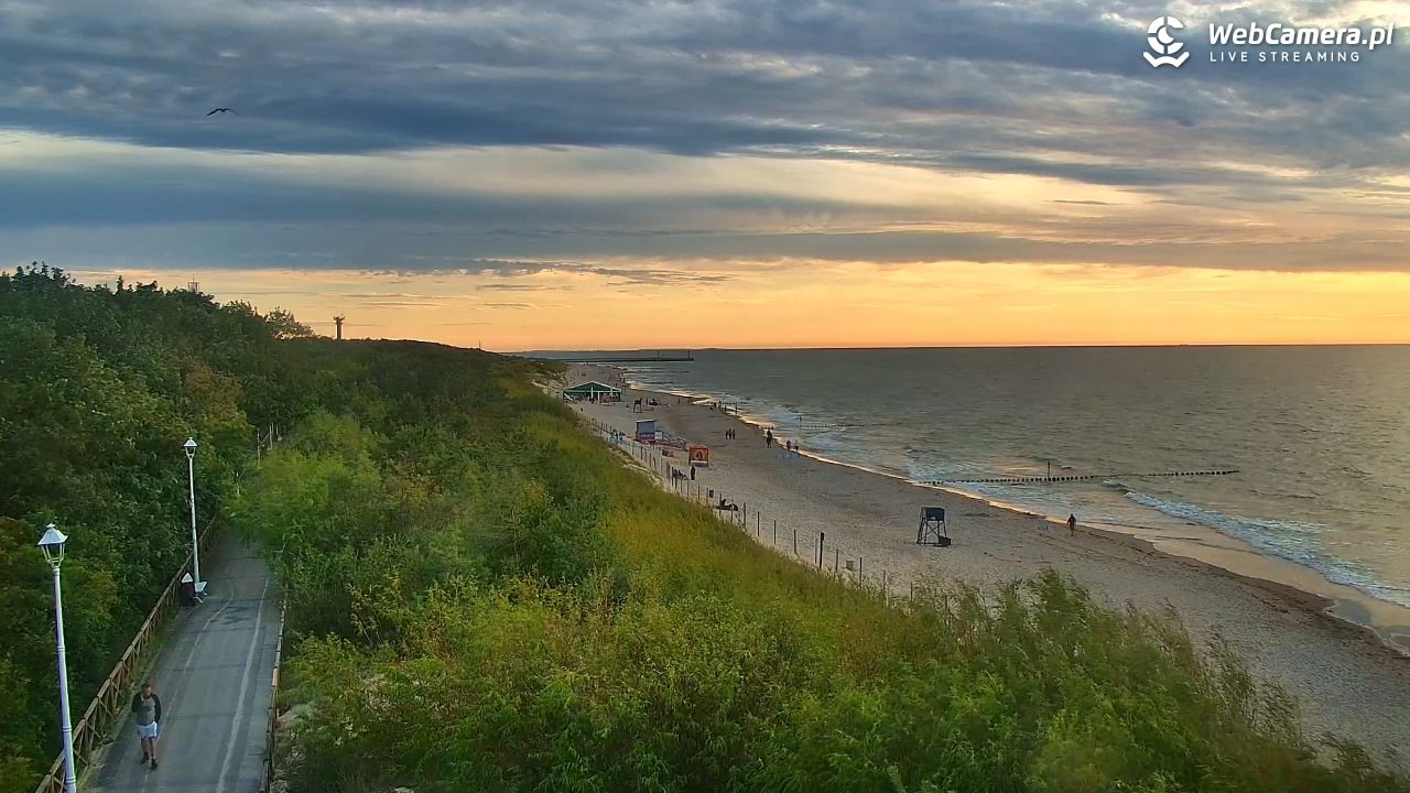DZIWNÓW  - widok na plażę - 10 lipiec 2026, 20:44