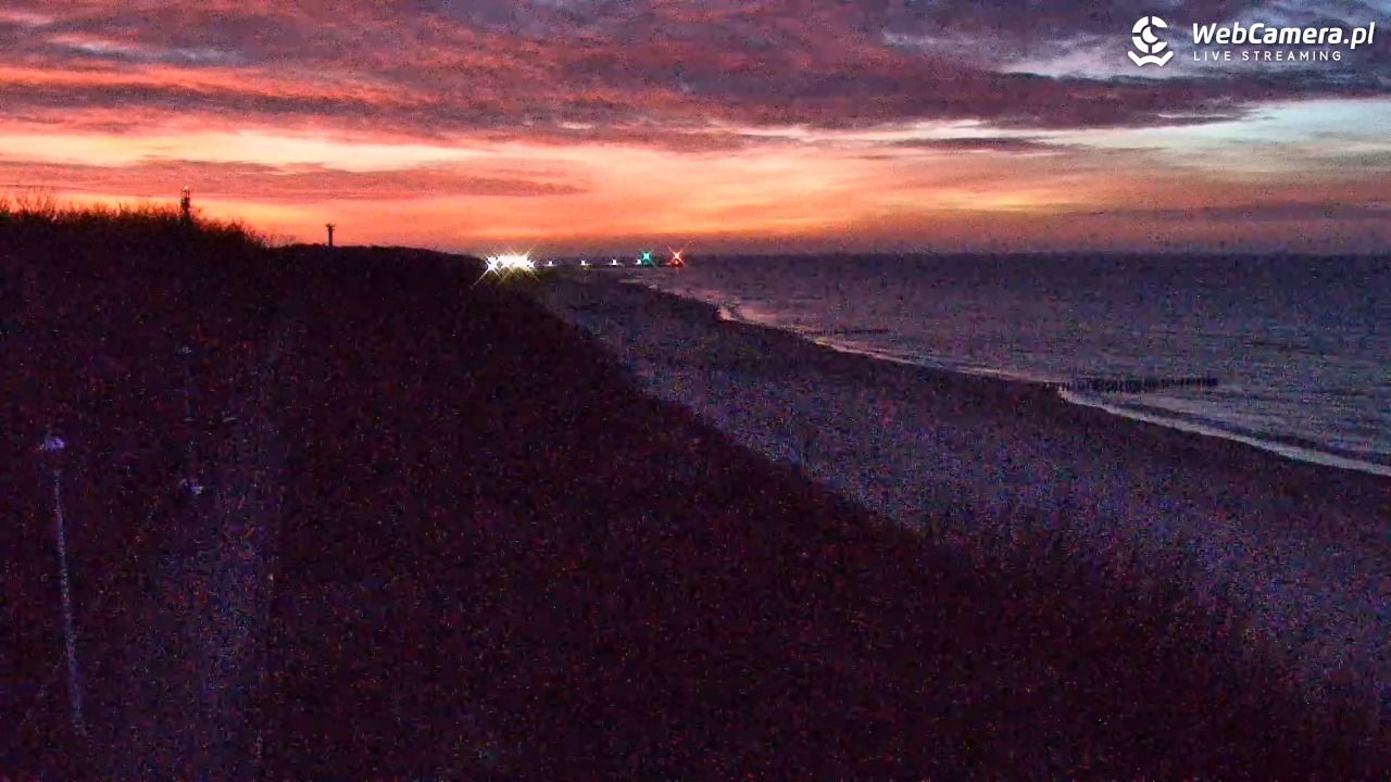 DZIWNÓW  - widok na plażę - 14 grudzień 2025, 16:37