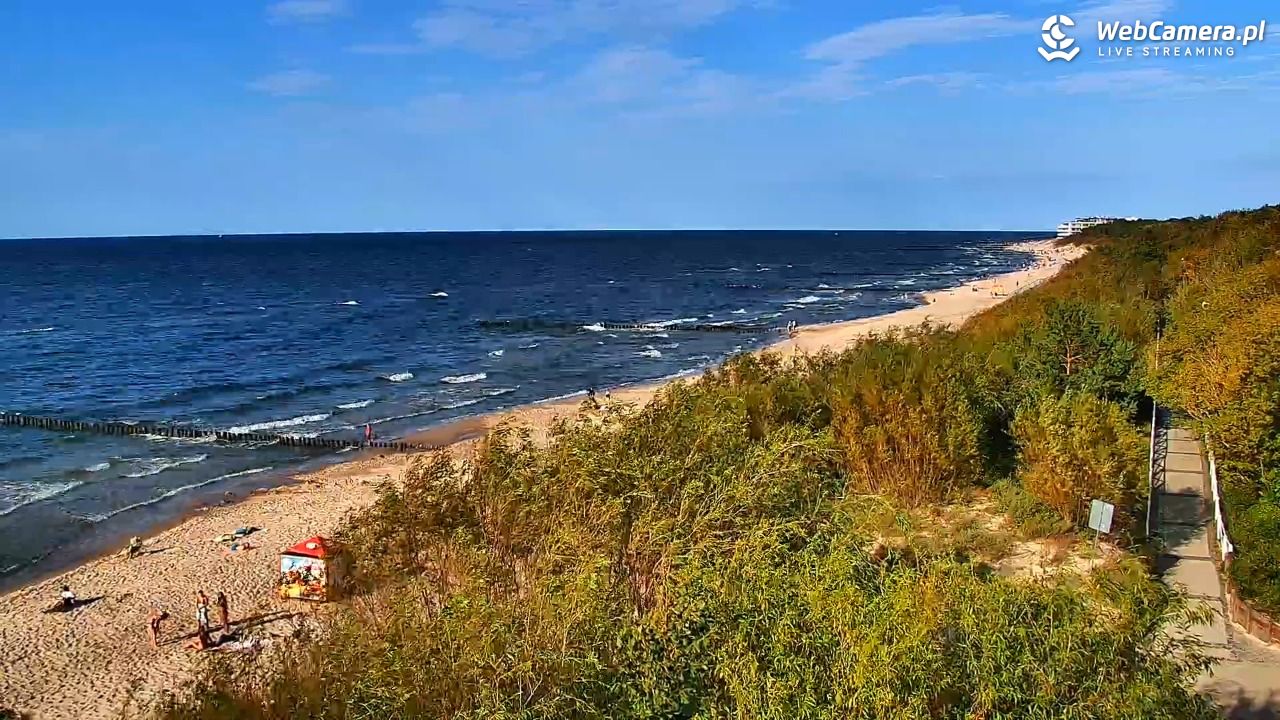 DZIWNÓW  - widok na plażę - 06 sierpień 2026, 18:05