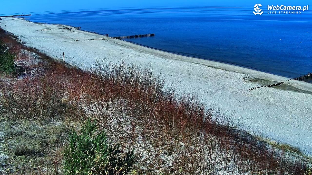 DZIWNÓW  - widok na plażę - 18 marzec 2026, 12:16
