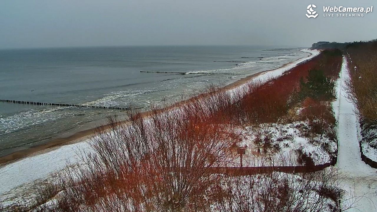 DZIWNÓW  - widok na plażę - 05 styczeń 2026, 15:09