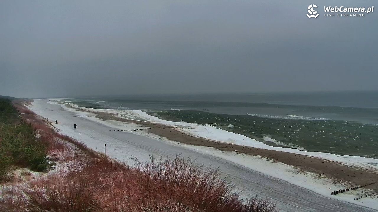 DZIWNÓW  - widok na plażę - 06 luty 2026, 14:14