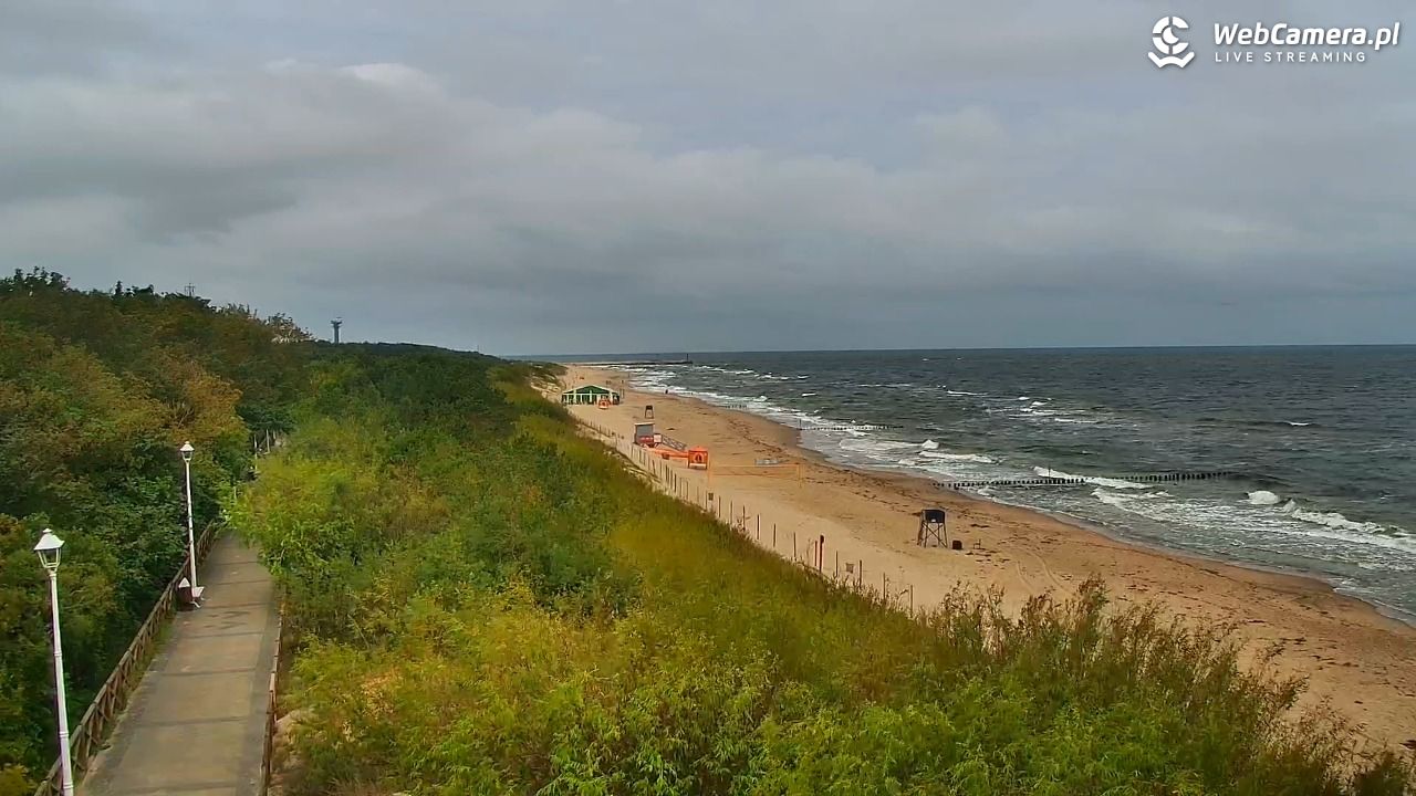 DZIWNÓW  - widok na plażę - 24 lipiec 2026, 08:26