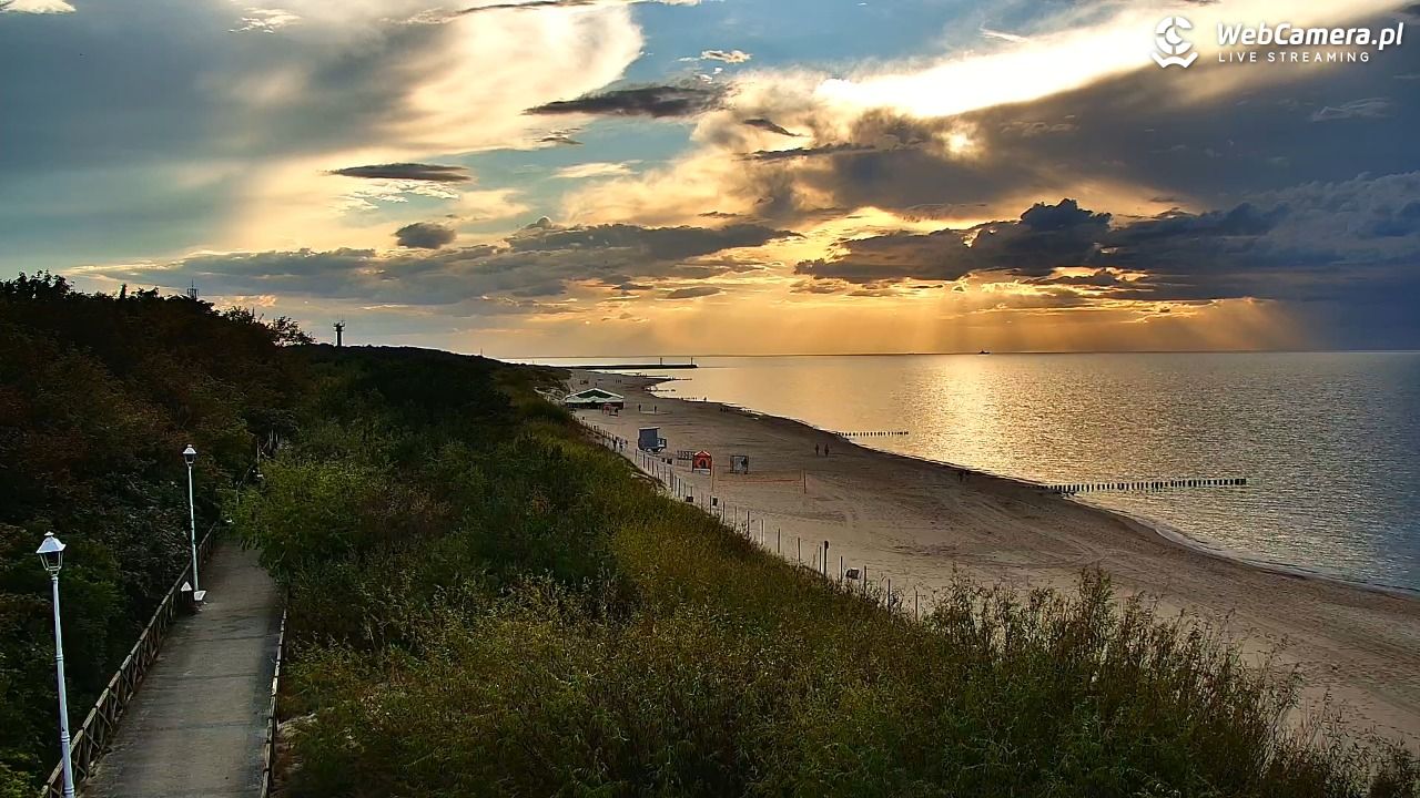 DZIWNÓW  - widok na plażę - 31 sierpień 2026, 18:54