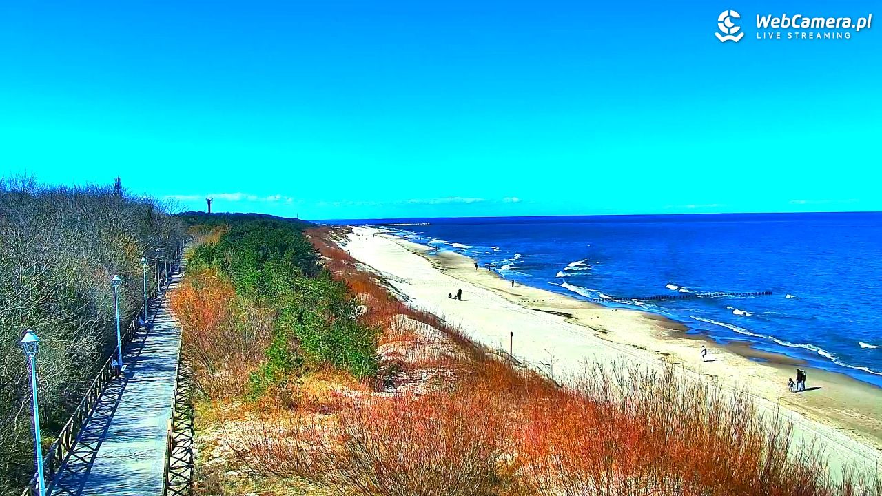 DZIWNÓW  - widok na plażę - 08 kwiecień 2026, 12:14