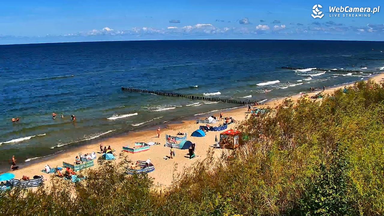 DZIWNÓW  - widok na plażę - 08 sierpień 2026, 12:40
