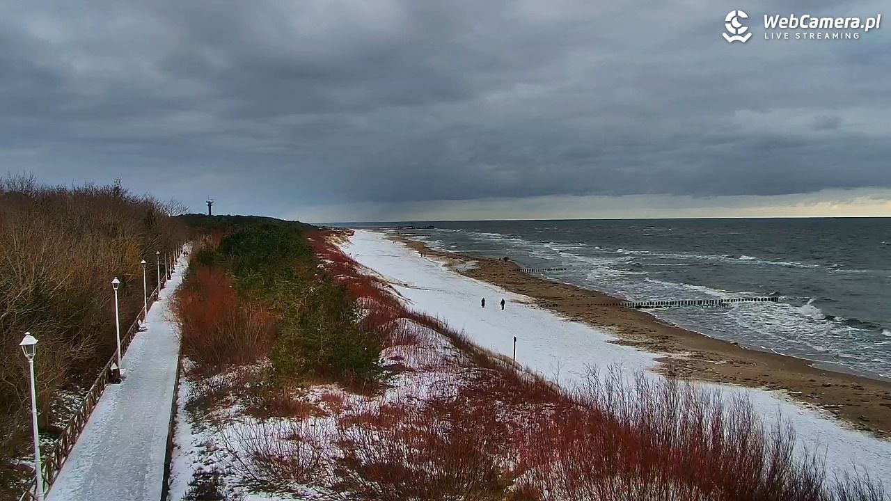 DZIWNÓW  - widok na plażę - 14 luty 2026, 14:59