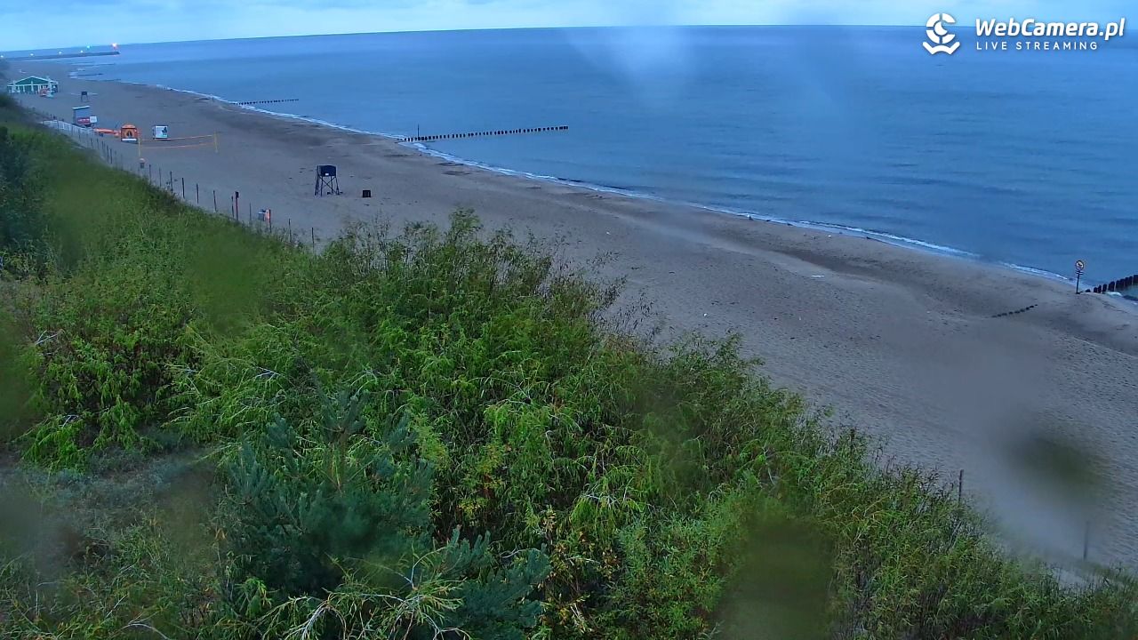 DZIWNÓW  - widok na plażę - 22 sierpień 2026, 05:53