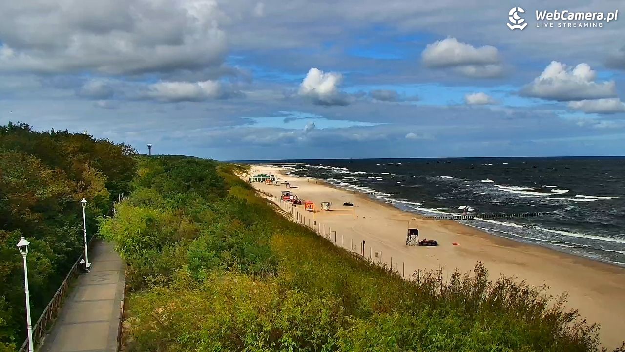 DZIWNÓW  - widok na plażę - 07 sierpień 2026, 10:20