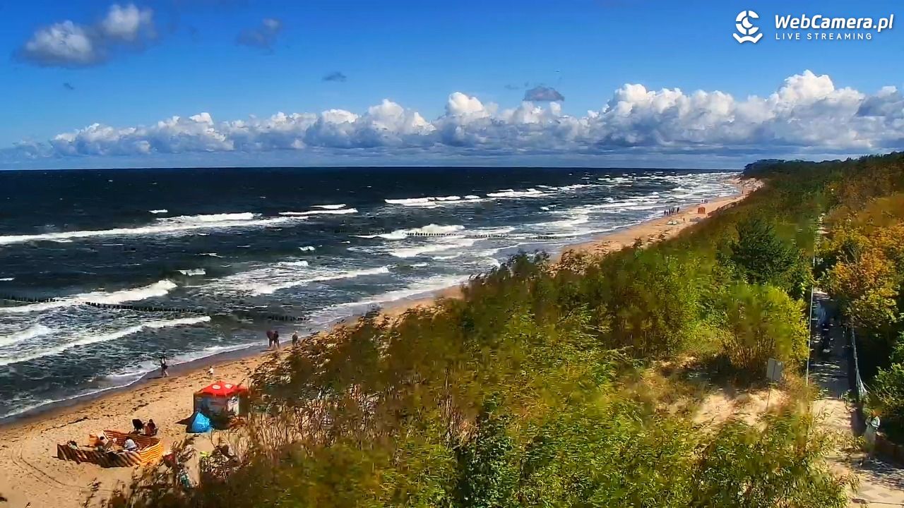 DZIWNÓW  - widok na plażę - 23 lipiec 2026, 12:03