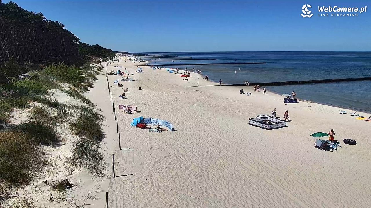 Dźwirzyno - widok na plażę NOWOŚĆ - 02 lipiec 2025, 12:02