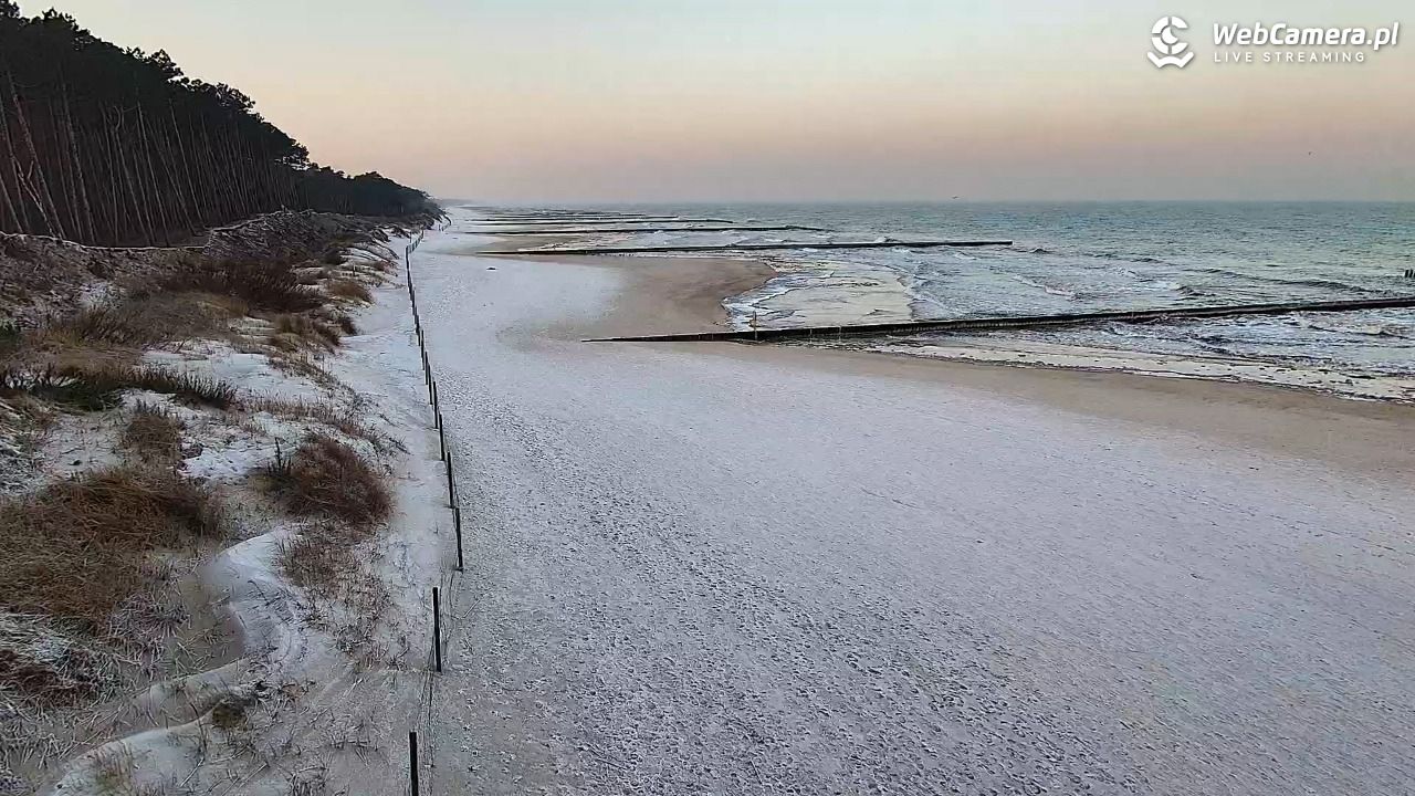 Dźwirzyno - widok na plażę NOWOŚĆ - 22 styczeń 2026, 08:49