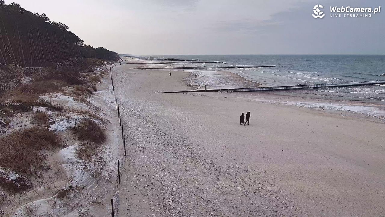Dźwirzyno - widok na plażę NOWOŚĆ - 25 styczeń 2026, 12:20