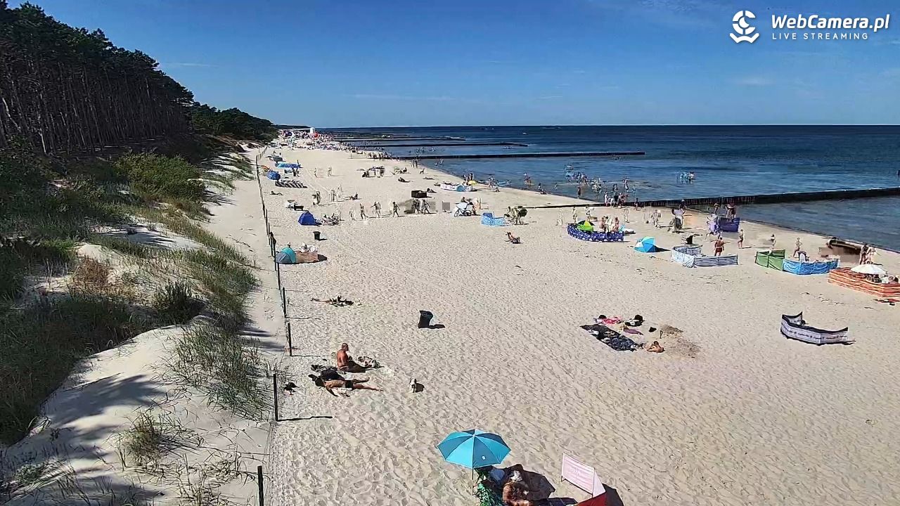 Dźwirzyno - widok na plażę NOWOŚĆ - 09 sierpień 2026, 11:46