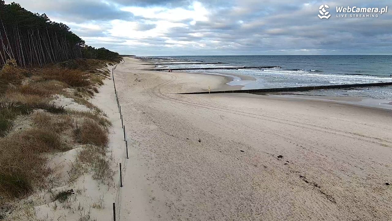 Dźwirzyno - widok na plażę NOWOŚĆ - 26 październik 2025, 07:34