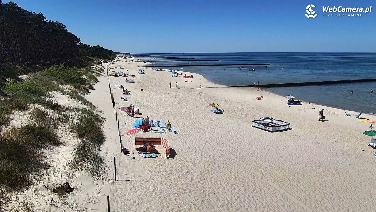 Dźwirzyno - widok na plażę NOWOŚĆ - 02 lipiec 2025, 12:44