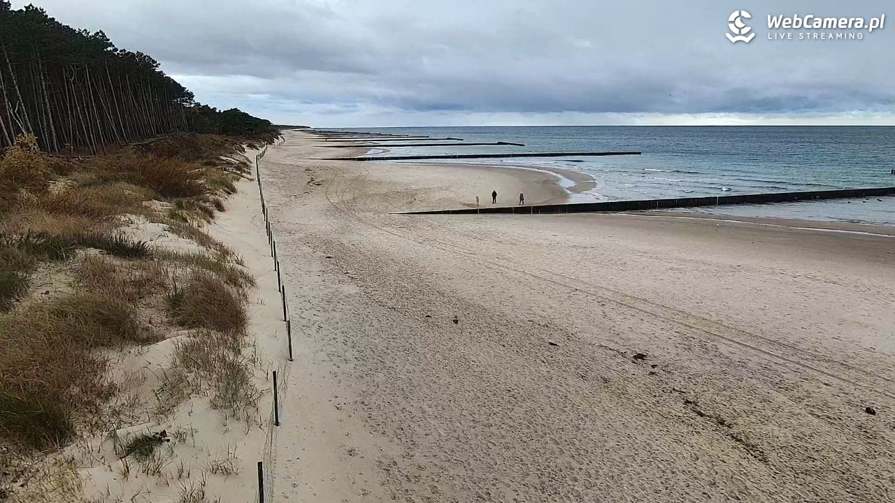 Dźwirzyno - widok na plażę NOWOŚĆ - 24 październik 2025, 09:11