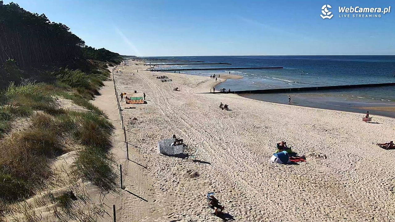 Dźwirzyno - widok na plażę NOWOŚĆ - 31 sierpień 2025, 14:54