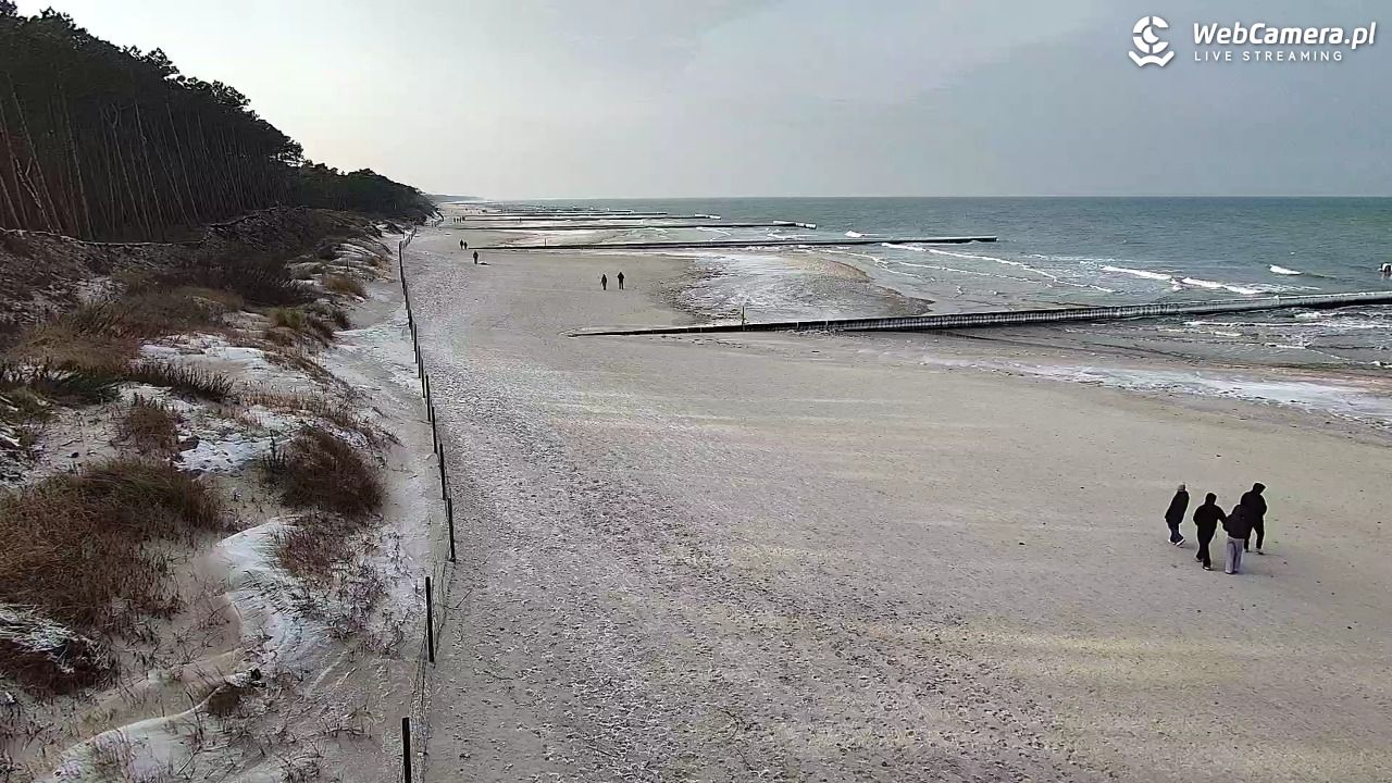 Dźwirzyno - widok na plażę NOWOŚĆ - 25 styczeń 2026, 12:28