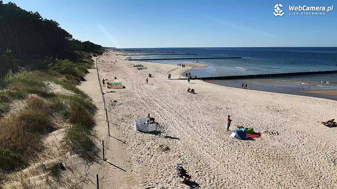 Dźwirzyno - widok na plażę NOWOŚĆ - 31 sierpień 2025, 14:52