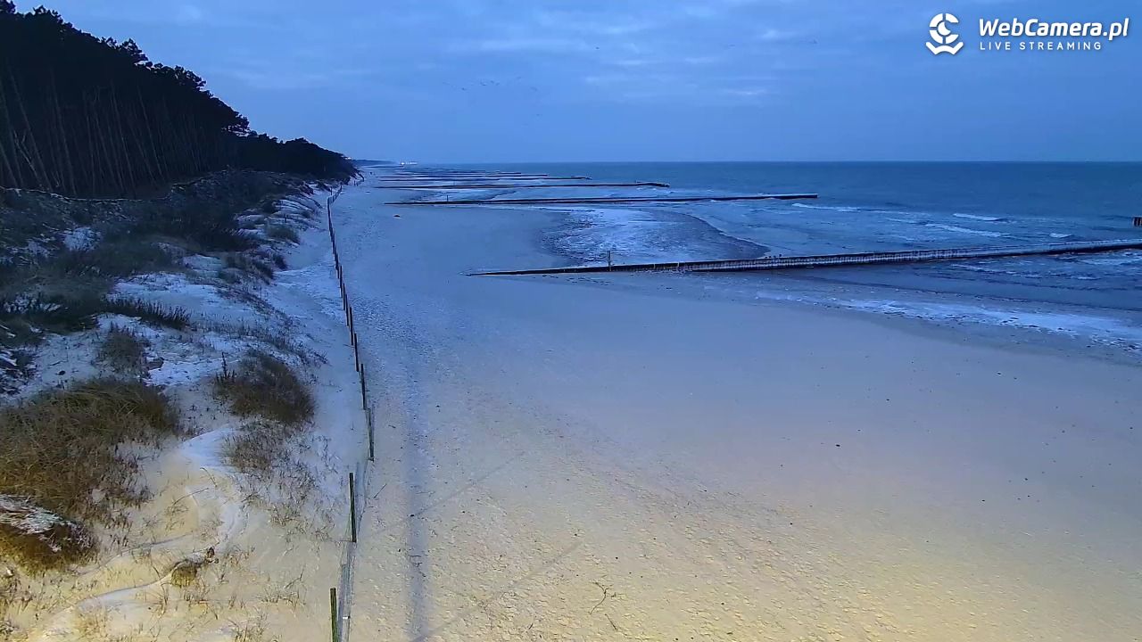 Dźwirzyno - widok na plażę NOWOŚĆ - 25 styczeń 2026, 17:01