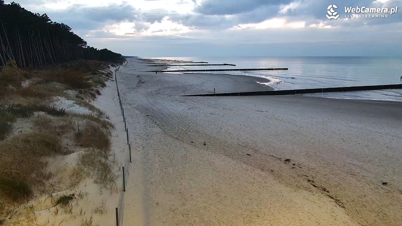 Dźwirzyno - widok na plażę NOWOŚĆ - 22 październik 2025, 18:13