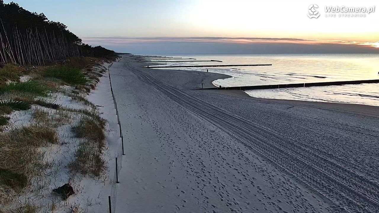 Dźwirzyno - widok na plażę NOWOŚĆ - 24 maj 2025, 21:00