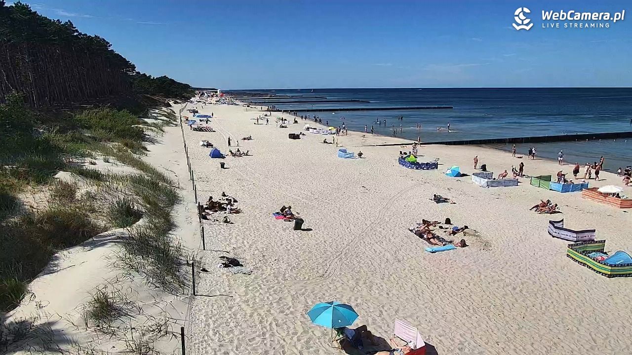 Dźwirzyno - widok na plażę NOWOŚĆ - 09 sierpień 2026, 12:21