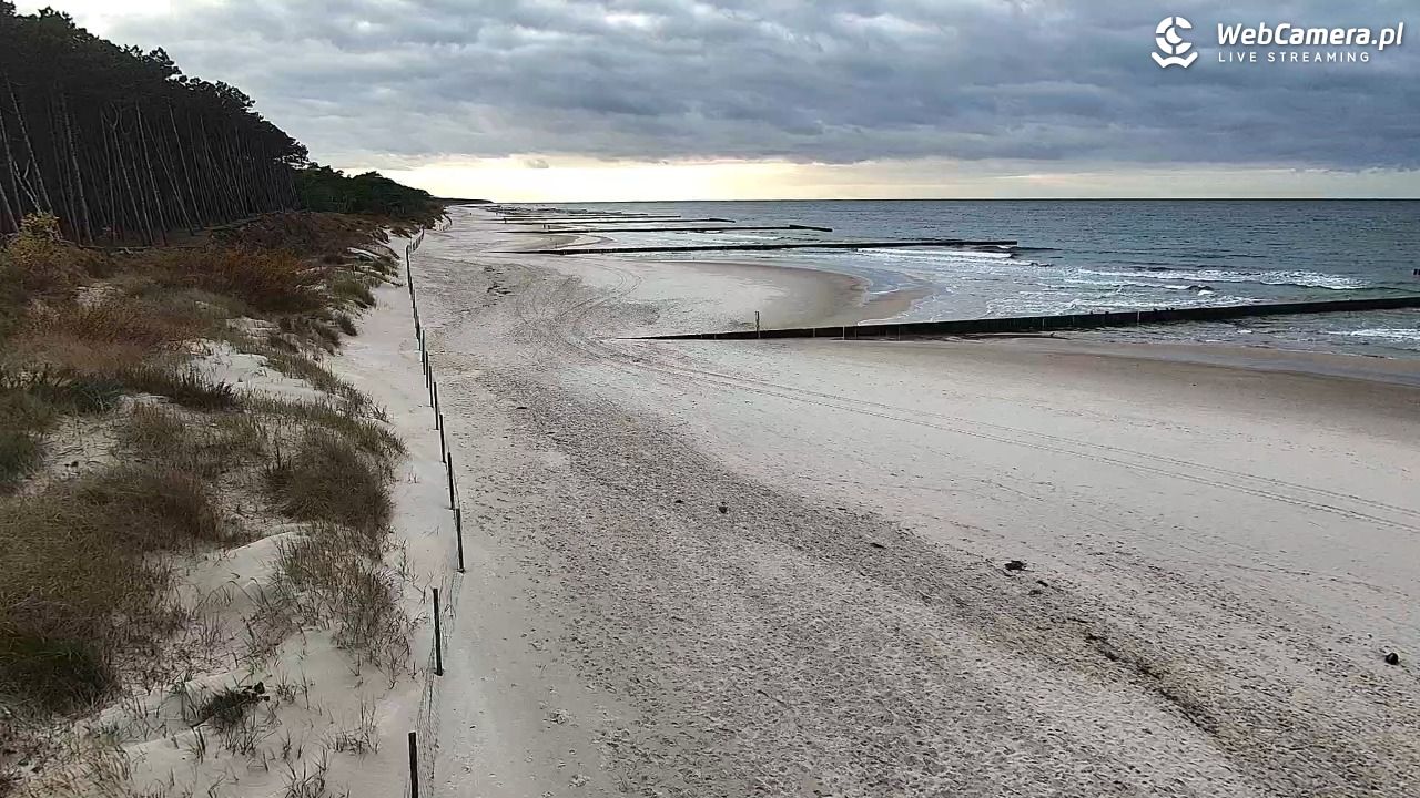 Dźwirzyno - widok na plażę NOWOŚĆ - 24 październik 2025, 16:48