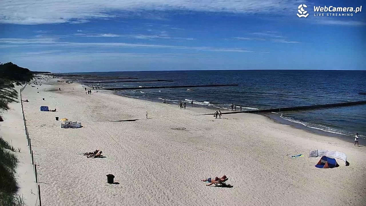 DŹWIRZYNO - widok na plażę - 23 czerwiec 2026, 13:01