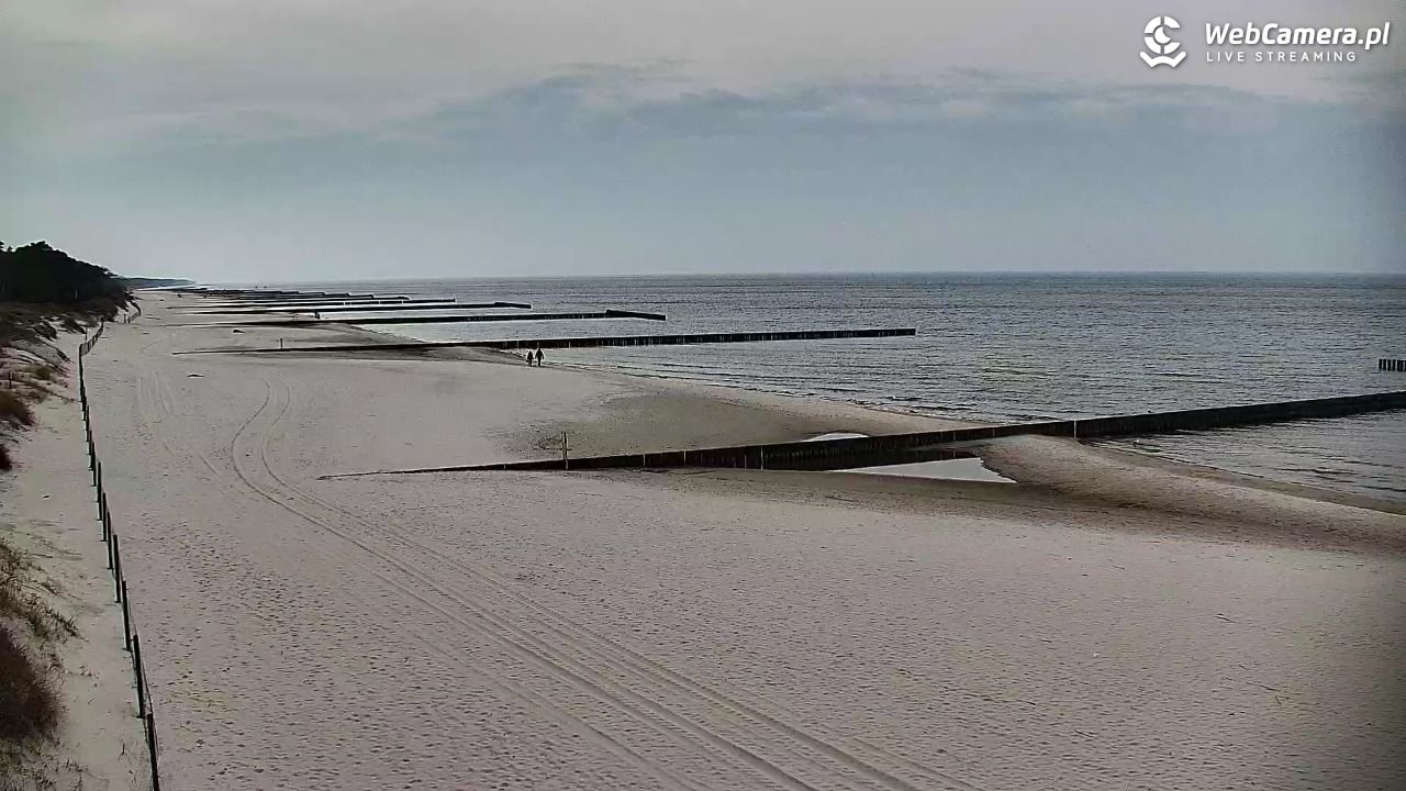 DŹWIRZYNO - widok na plażę - 24 marzec 2026, 15:42
