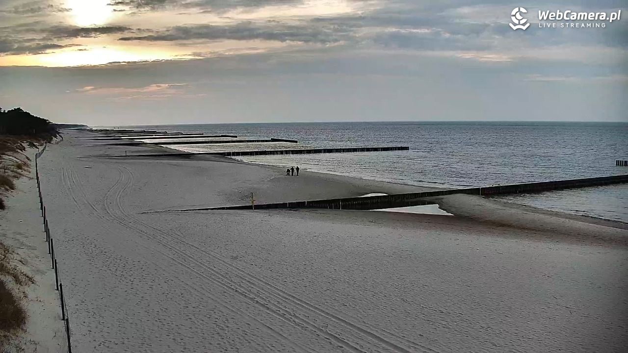 DŹWIRZYNO - widok na plażę - 24 marzec 2026, 17:02