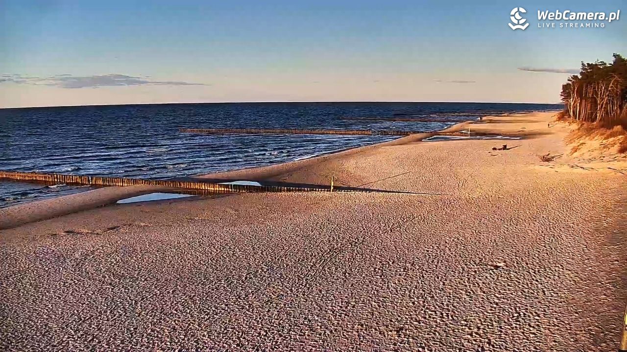 DŹWIRZYNO - widok na plażę - 21 marzec 2026, 17:40