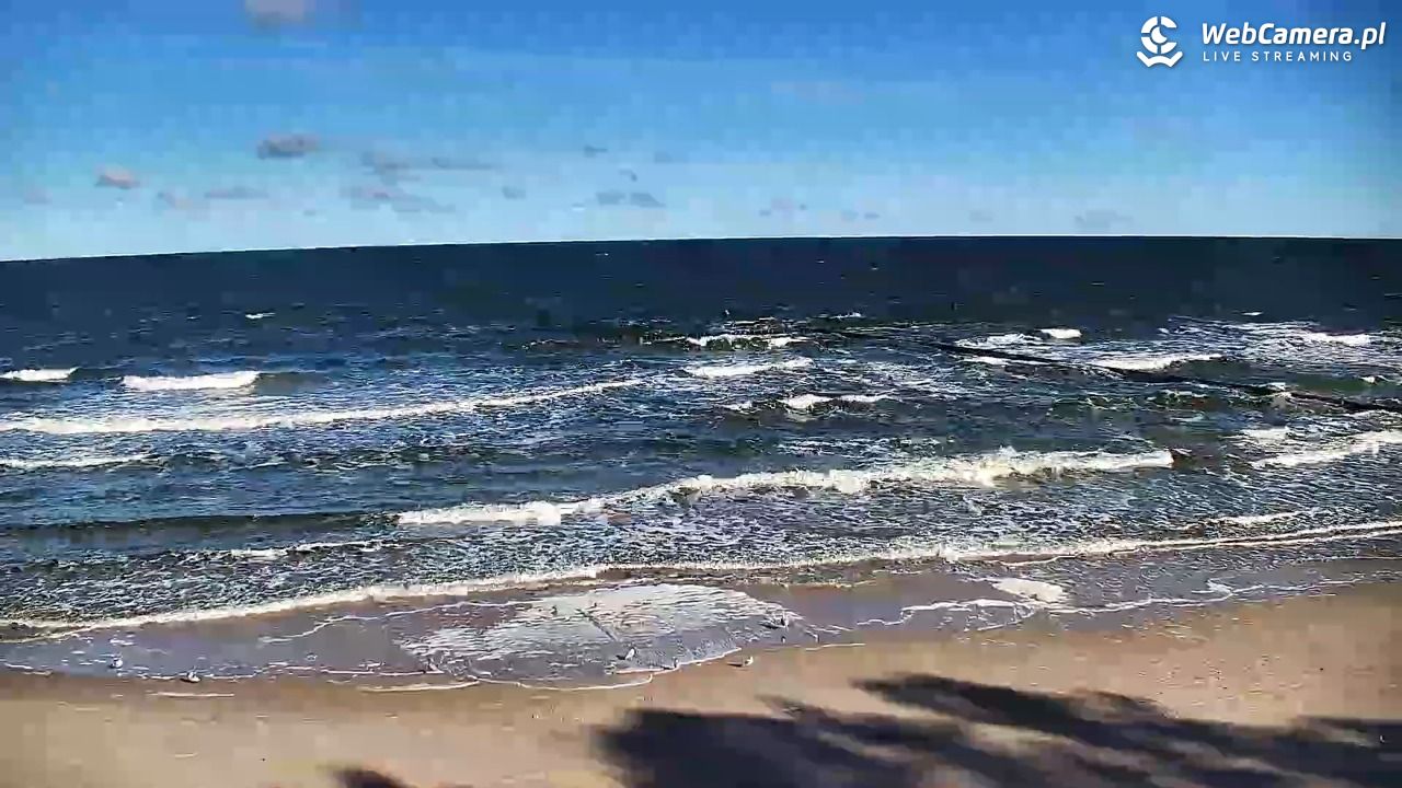 DŹWIRZYNO - widok na plażę - 22 wresień 2026, 10:00