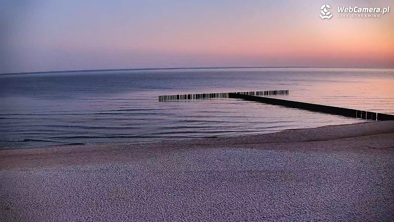 DŹWIRZYNO - widok na plażę - 22 marzec 2026, 05:35