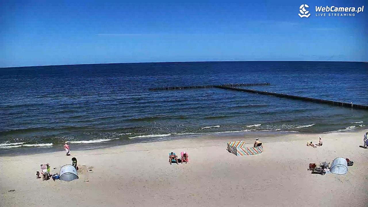 DŹWIRZYNO - widok na plażę - 23 czerwiec 2026, 12:50