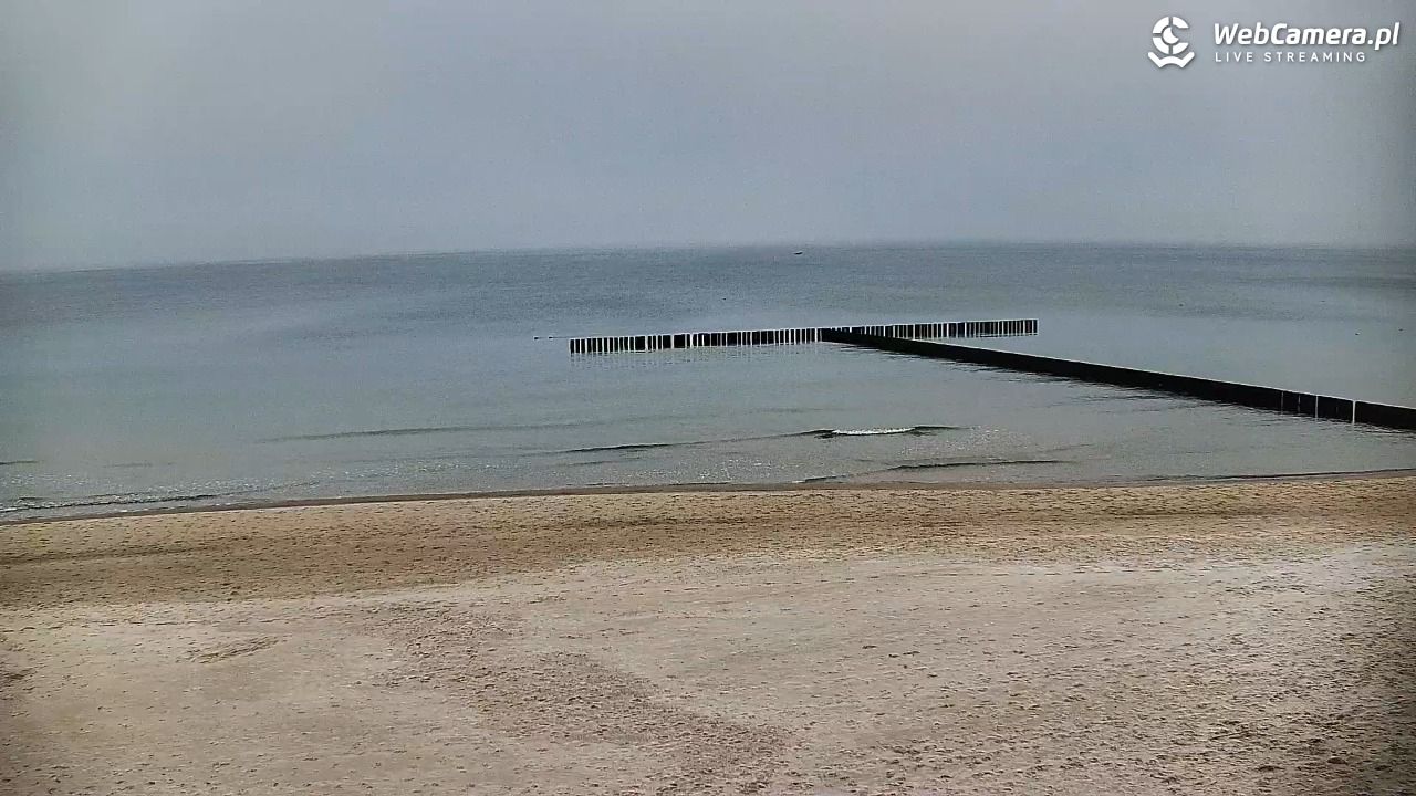 DŹWIRZYNO - widok na plażę - 17 grudzień 2025, 09:50