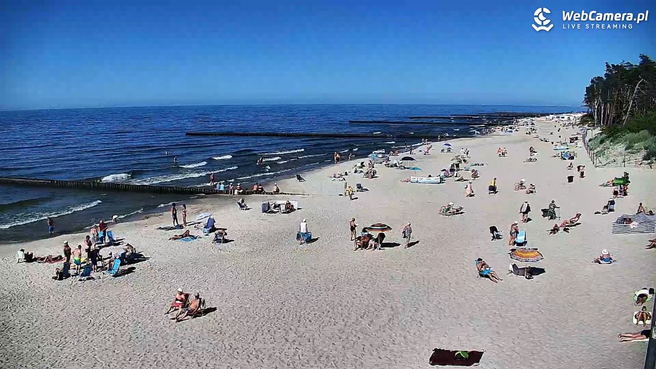 DŹWIRZYNO - widok na plażę - 23 czerwiec 2026, 16:50